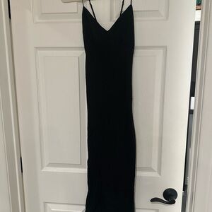 Madewell Black Strapless Dress